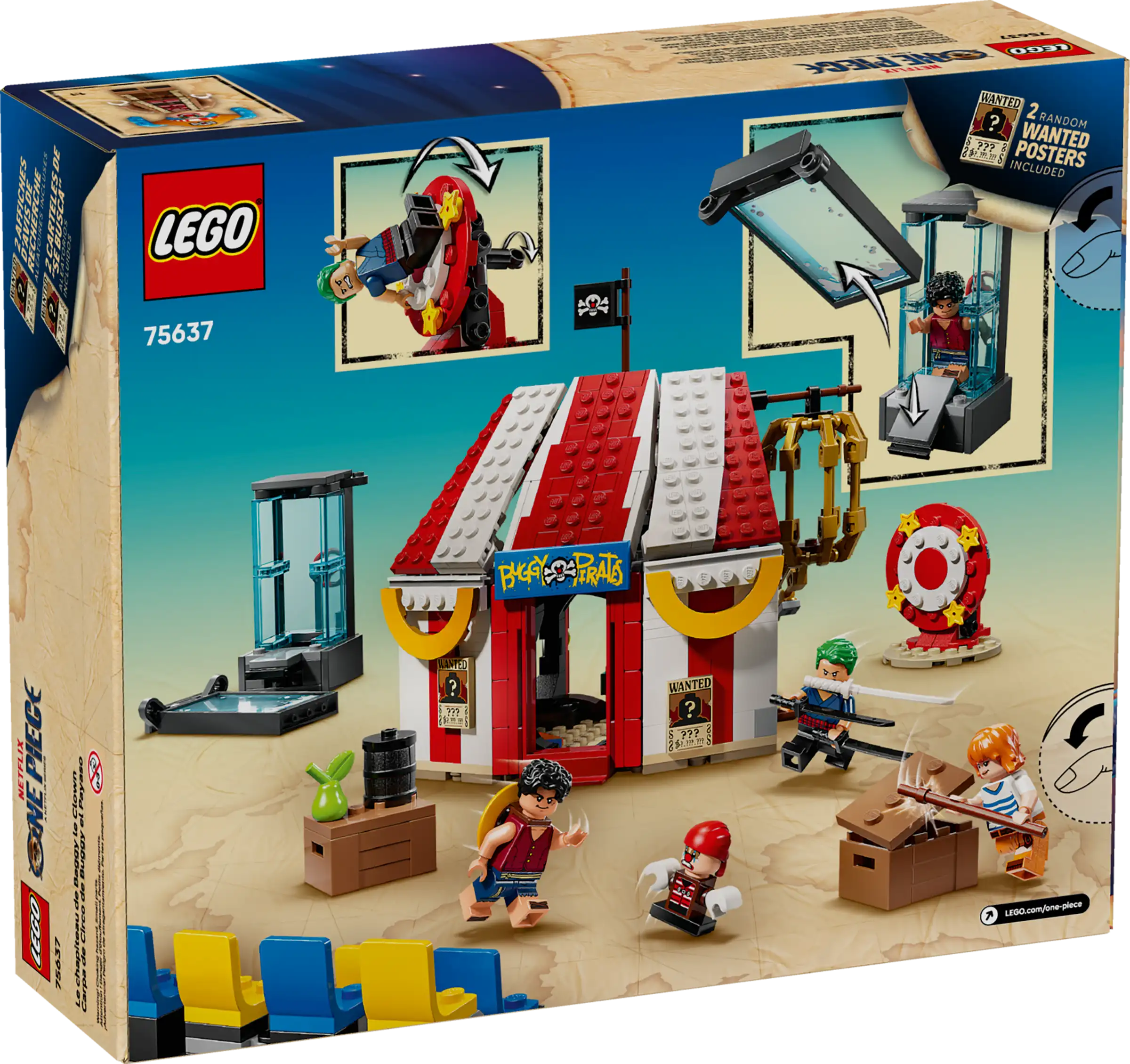Bộ Mô Hình Lắp Ráp LEGO One Piece Rạp Xiếc Của Buggy #75637
