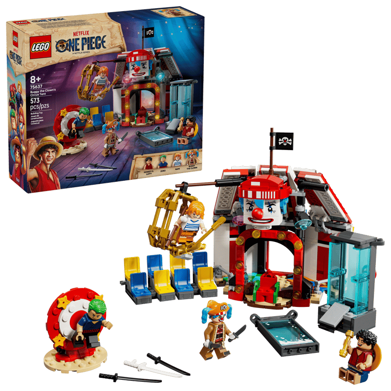 Bộ Mô Hình Lắp Ráp LEGO One Piece Rạp Xiếc Của Buggy #75637