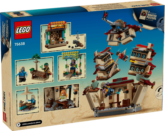 Bộ Mô Hình Lắp Ráp LEGO One Piece Trận Chiến Tại Arlong Park 75638