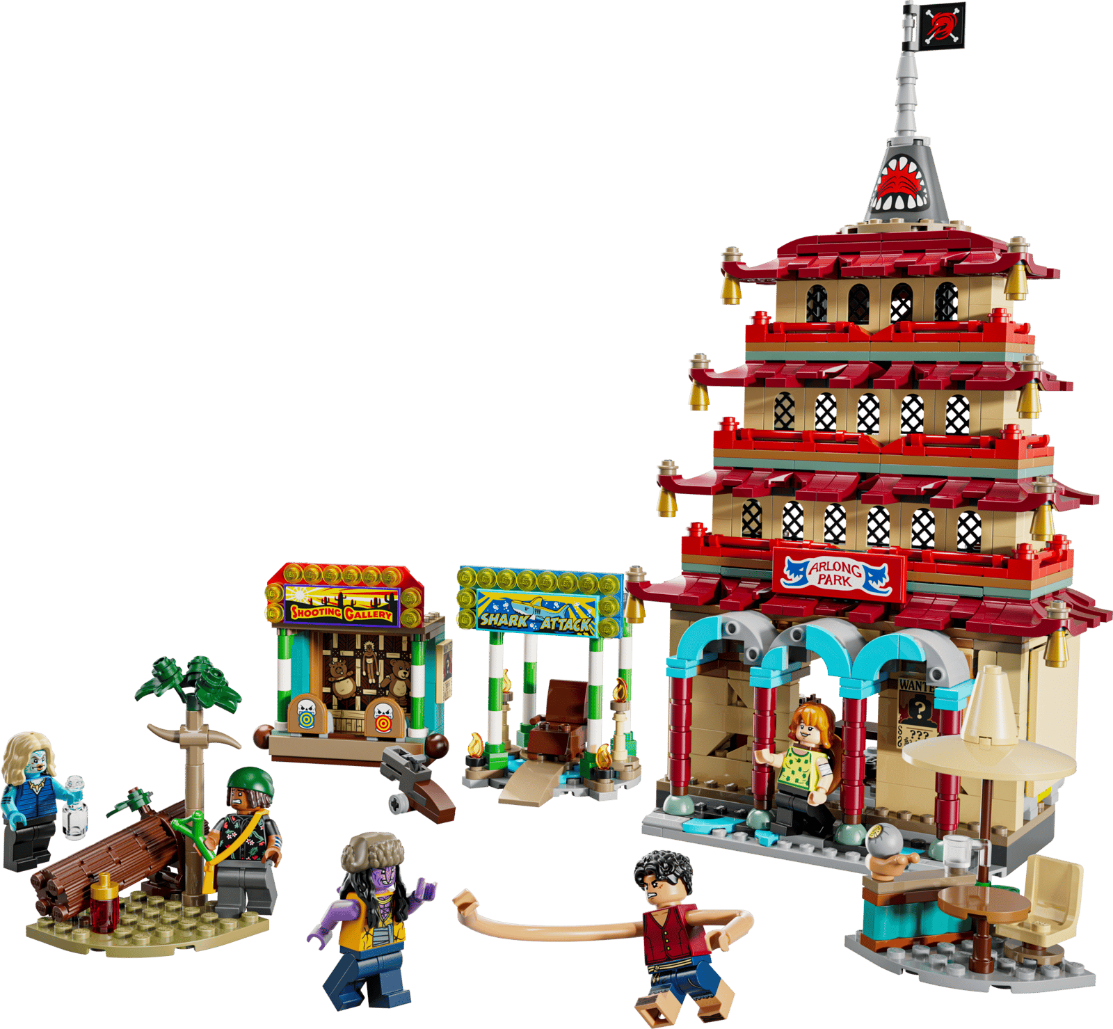 Bộ Mô Hình Lắp Ráp LEGO One Piece Trận Chiến Tại Arlong Park 75638
