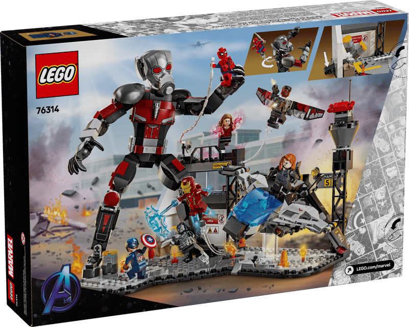 Bộ Mô Hình LEGO Marvel Cuộc Chiến Sân Bay Captain America: Civil War #76314