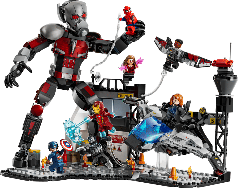 Bộ Mô Hình LEGO Marvel Cuộc Chiến Sân Bay Captain America: Civil War #76314
