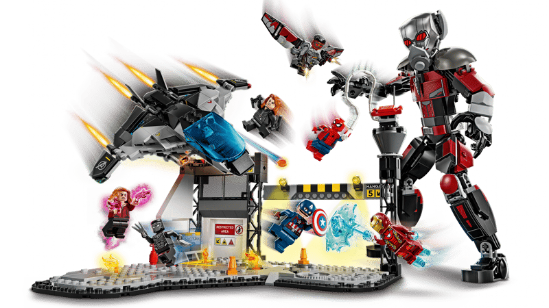 Bộ Mô Hình LEGO Marvel Cuộc Chiến Sân Bay Captain America: Civil War #76314