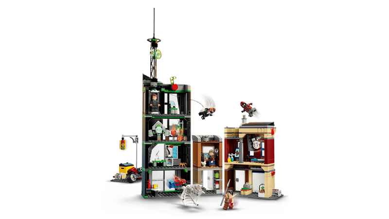 Bộ Mô Hình LEGO Marvel Trận Chiến Spider-Man và Tháp Oscorp #76324