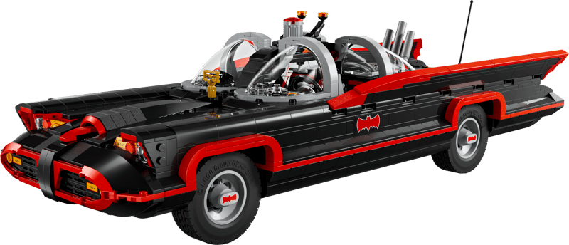 Bộ Mô Hình LEGO Batman Xe Batmobile Cổ Điển Thập Niên 1960 #76328