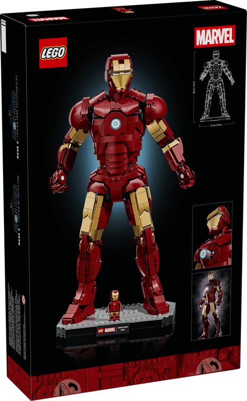 Bộ Mô Hình Iron Man: Người Sắt Giáp Mark 3 LEGO SUPERHEROES #76344