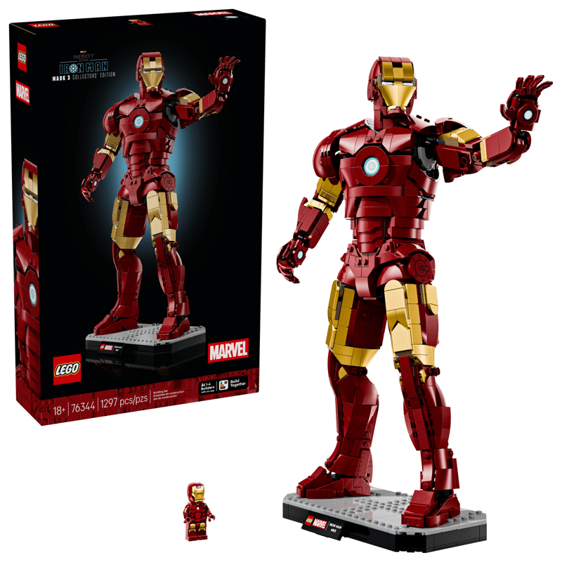 Bộ Mô Hình Iron Man: Người Sắt Giáp Mark 3 LEGO SUPERHEROES #76344