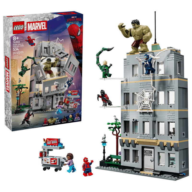 Bộ Mô Hình Trận Chiến Ở Tòa Nhà Cùng Spider-Man LEGO SUPERHEROES #76350
