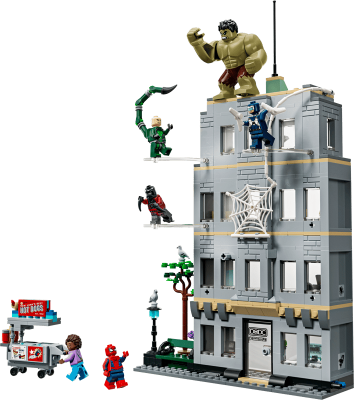 Bộ Mô Hình Trận Chiến Ở Tòa Nhà Cùng Spider-Man LEGO SUPERHEROES #76350