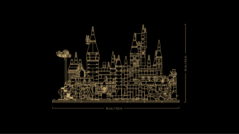 Bộ Mô Hình Lâu Đài Hogwarts Và Khuôn Viên LEGO Harry Potter #76419