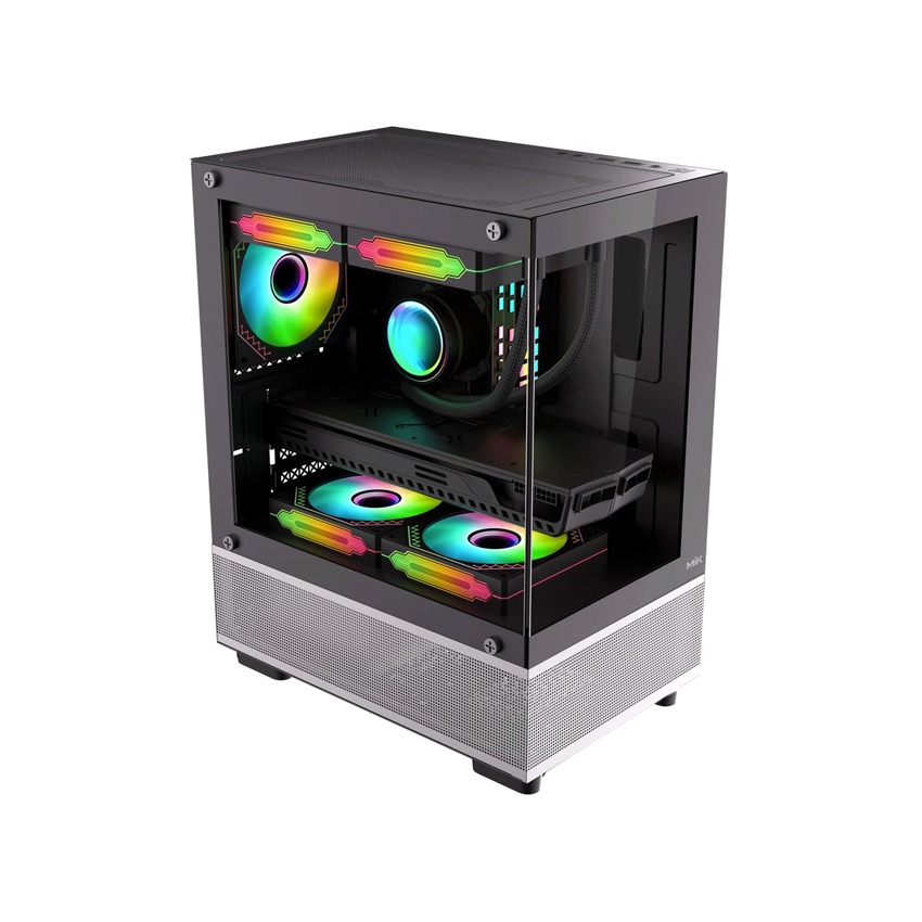 VỎ CASE MIK AETHER BLACK (MATX/MID TOWER/MÀU ĐEN)