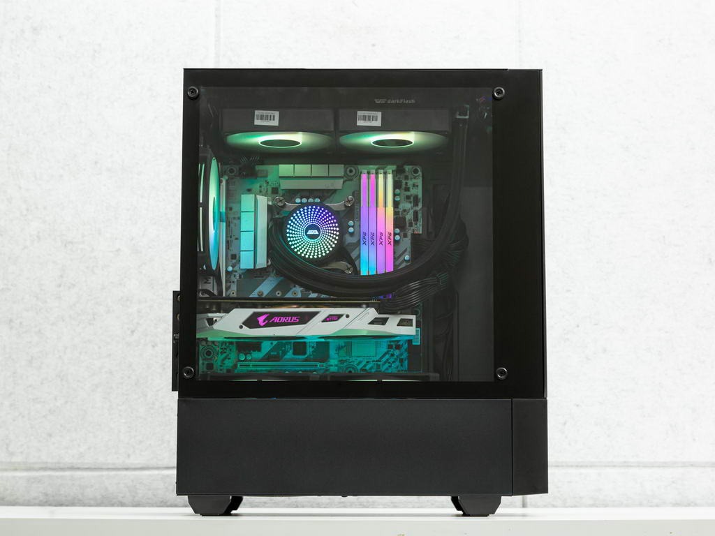 VỎ CASE DARKFLASH E330M BLACK NO FAN (MATX/MID TOWER/MÀU ĐEN)