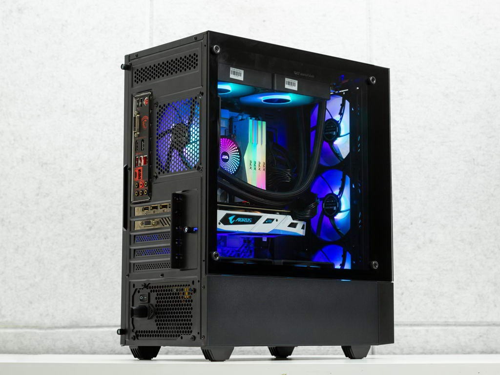 VỎ CASE DARKFLASH E330M BLACK NO FAN (MATX/MID TOWER/MÀU ĐEN)