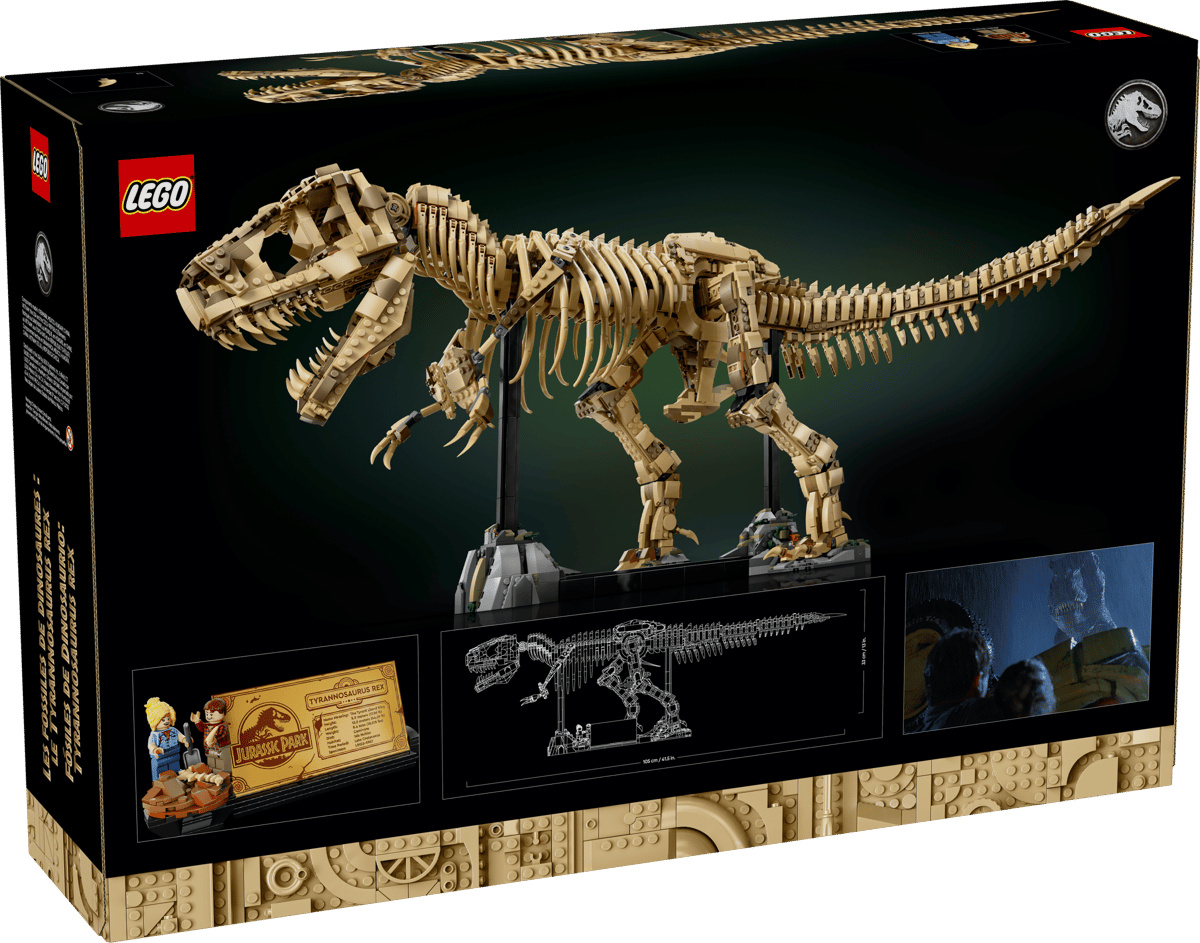 Bộ Mô Hình Hóa Thạch Khủng Long Tyrannosaurus Rex LEGO JURASSIC #76968