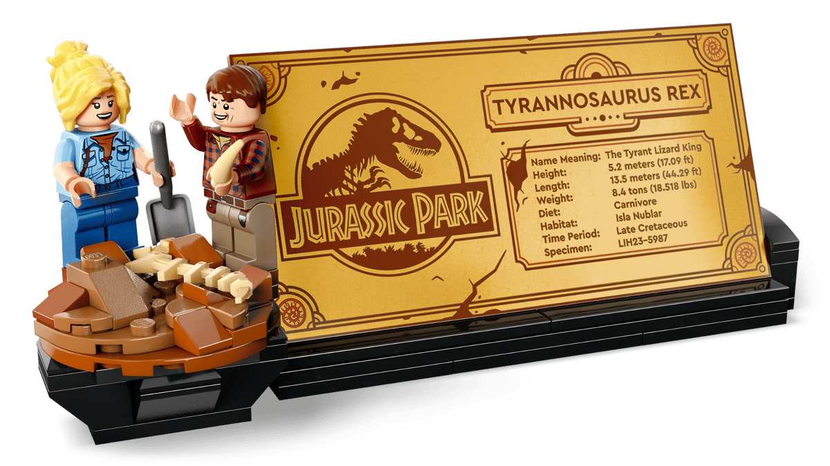 Bộ Mô Hình Hóa Thạch Khủng Long Tyrannosaurus Rex LEGO JURASSIC #76968