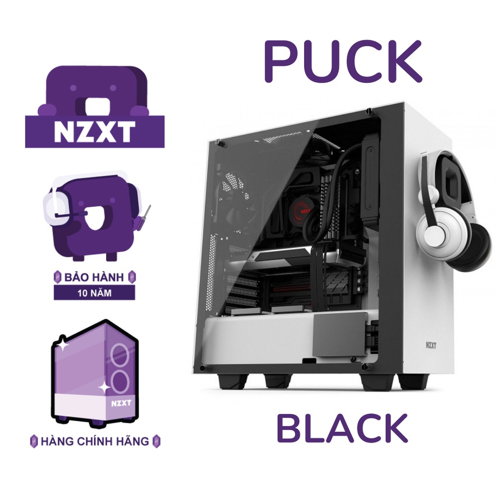 Giá Treo Tai Nghe Nam Châm Gắn Case NZXT "PUCK" (Đỏ/Trắng/Đen)