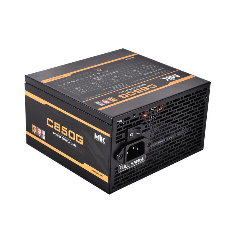 NGUỒN MIK C850G 80PLUS GOLD (ATX 3.0 - PCIE 5.0)