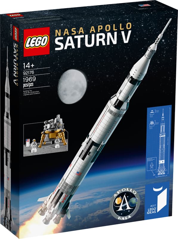 Bộ Mô Hình LEGO Mô Hình Tàu Vũ Trụ NASA Apollo Saturn V #92176