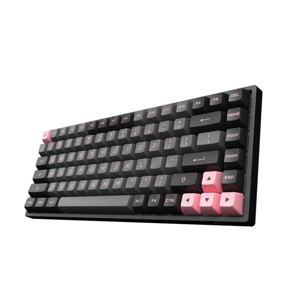 Bàn phím cơ AKKO 3084 v2 ASA – Black Pink (AKKO CS switch / Hotswap / Foam tiêu âm)