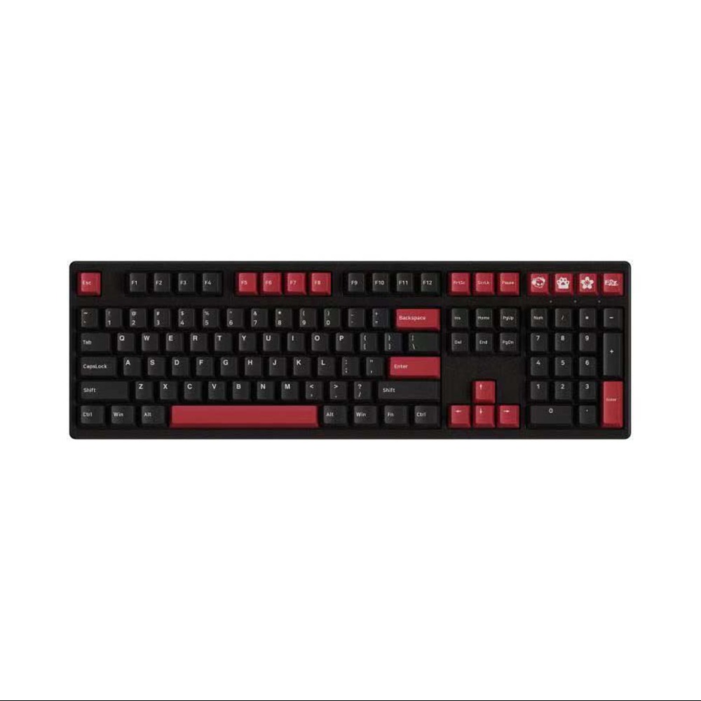 Bàn phím cơ AKKO 3108 v2 DS Black (Gateron switch)