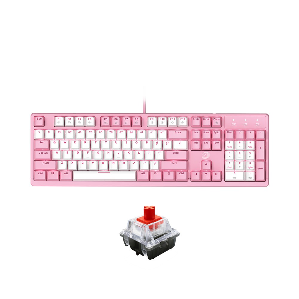 Bàn Phím cơ Dareu EK1280s Pink White