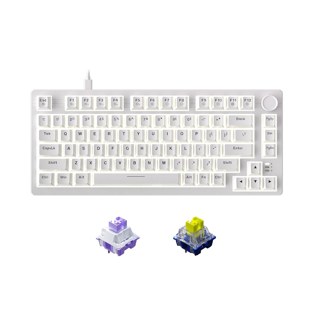 Bàn phím cơ DareU EK75 Full White