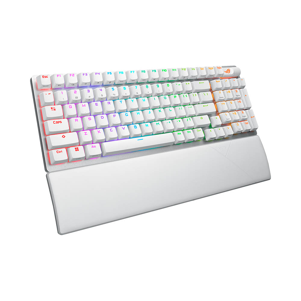 Bàn phím Asus ROG Strix Scope II 96 Wireless - White - SMSW