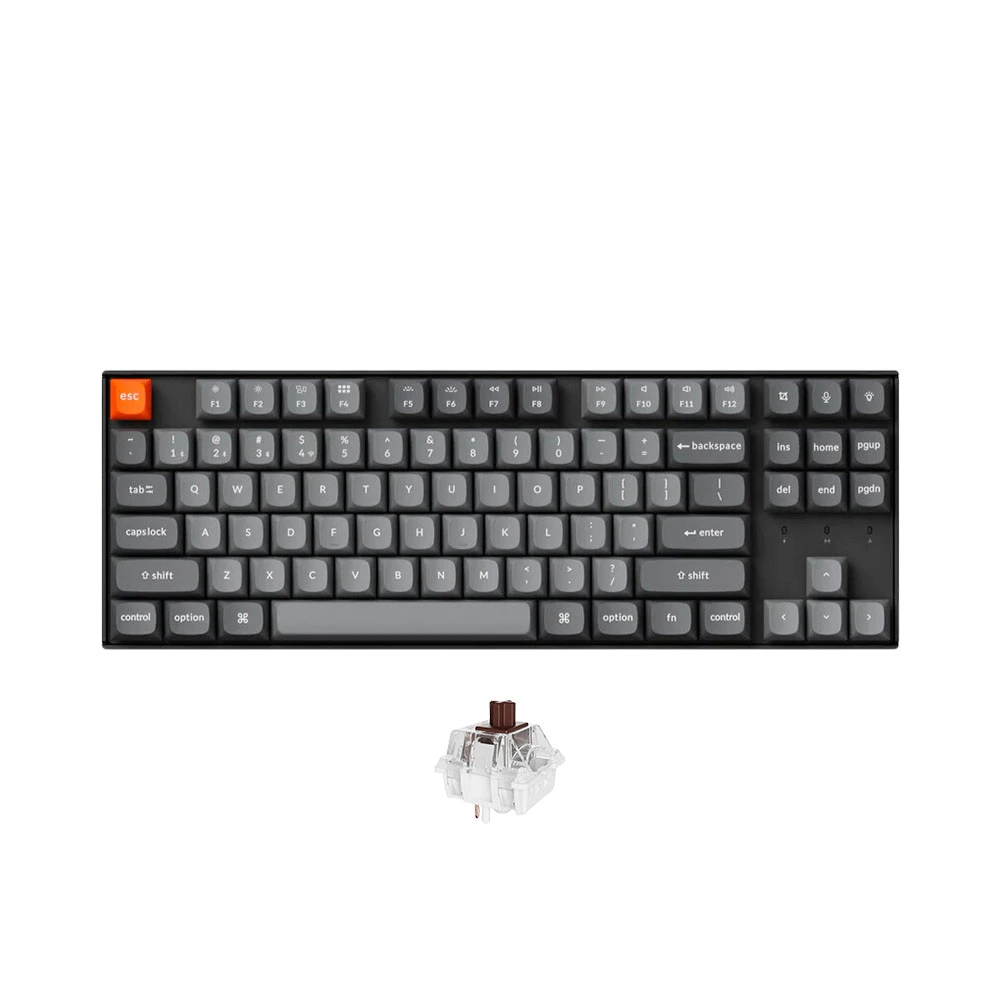 Bàn phím cơ không dây Keychron K8 Max Aluminum Frame RGB Hotswap (Keychron Sw)