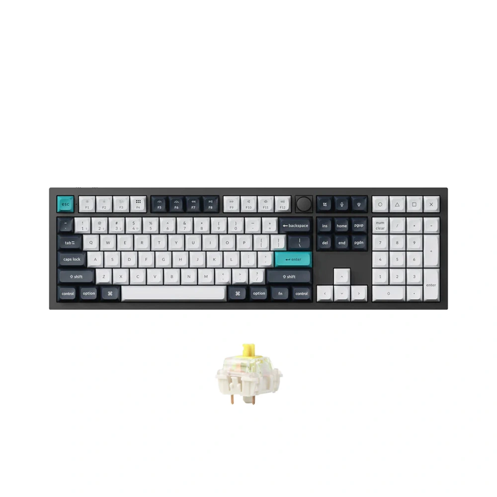 Bàn phím cơ không dây Keychron Q6 Max RGB Knob Hotswap (Gateron Sw)