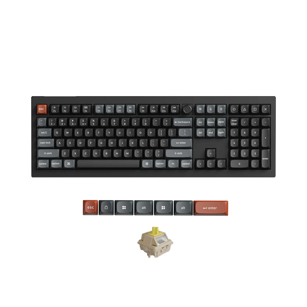 Bàn phím không dây Keychron V6 Ultra 8K ZMK RGB (Keychron Sw)