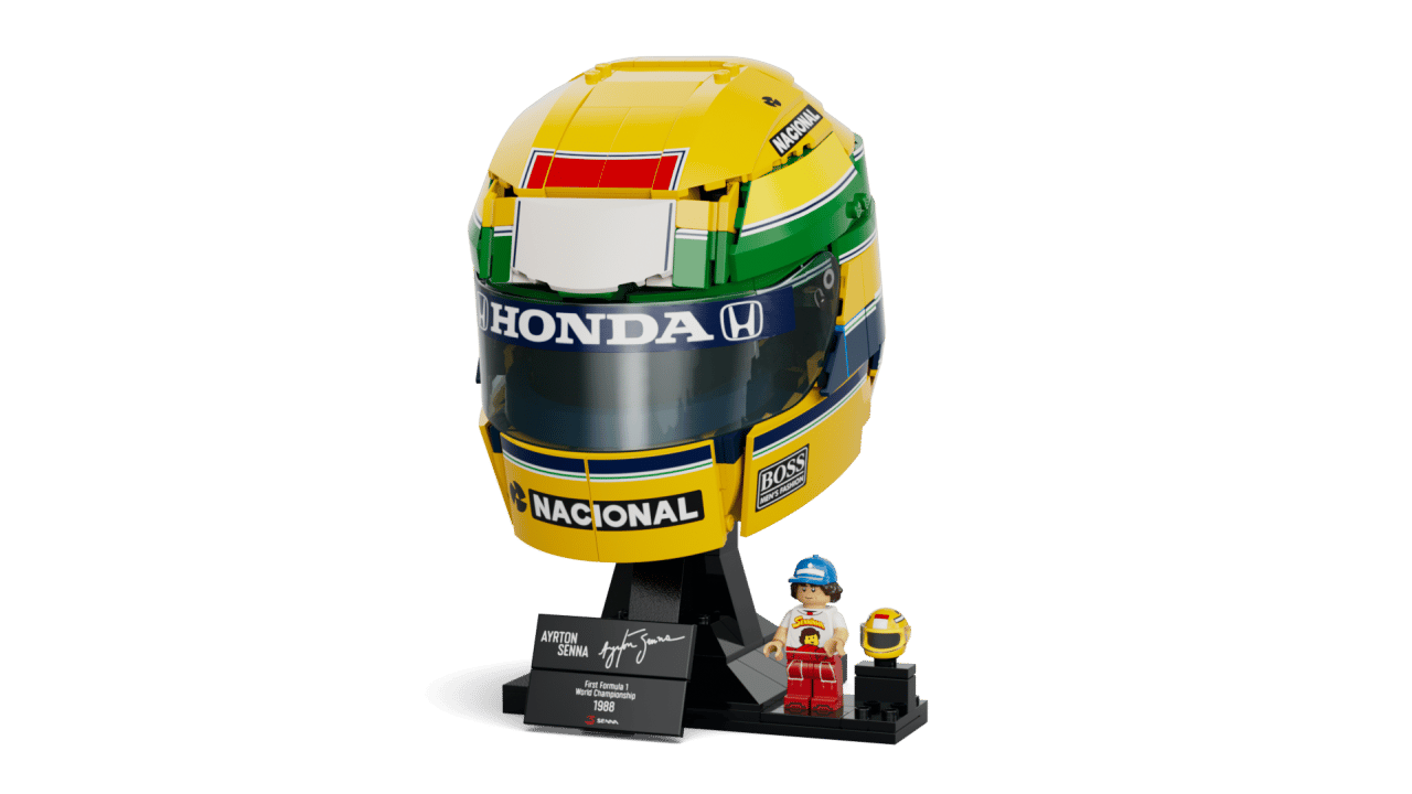 Mô Hình Lắp Ráp LEGO Mũ Bảo Hiểm Ayrton Senna F1 #43024