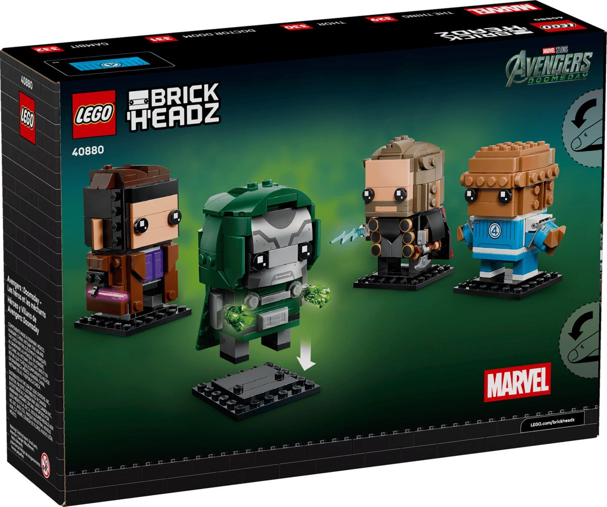 Bộ Mô Hình Lắp Ráp LEGO Avengers Doomsday 4 Nhân Vật #40880