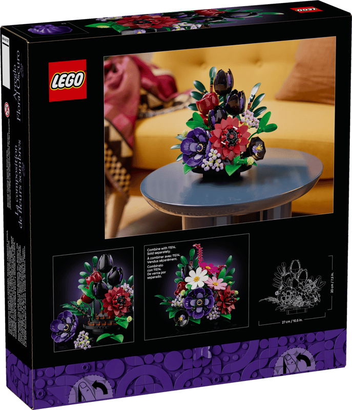 Bộ Mô Hình Lẵng Hoa Nghệ Thuật LEGO Botanical #11513