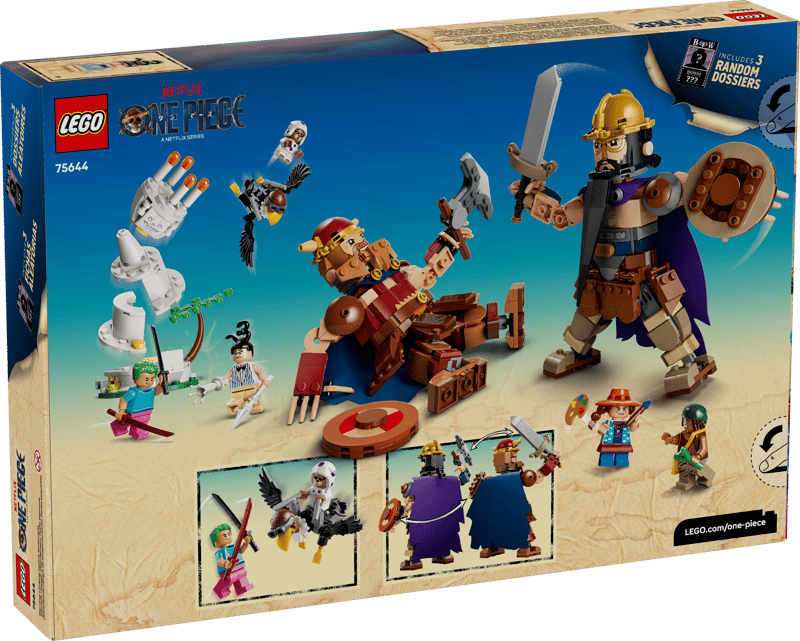 Bộ Mô hình Đại Chiến Người Khổng Lồ Ở Little Garden LEGO One Piece #75644