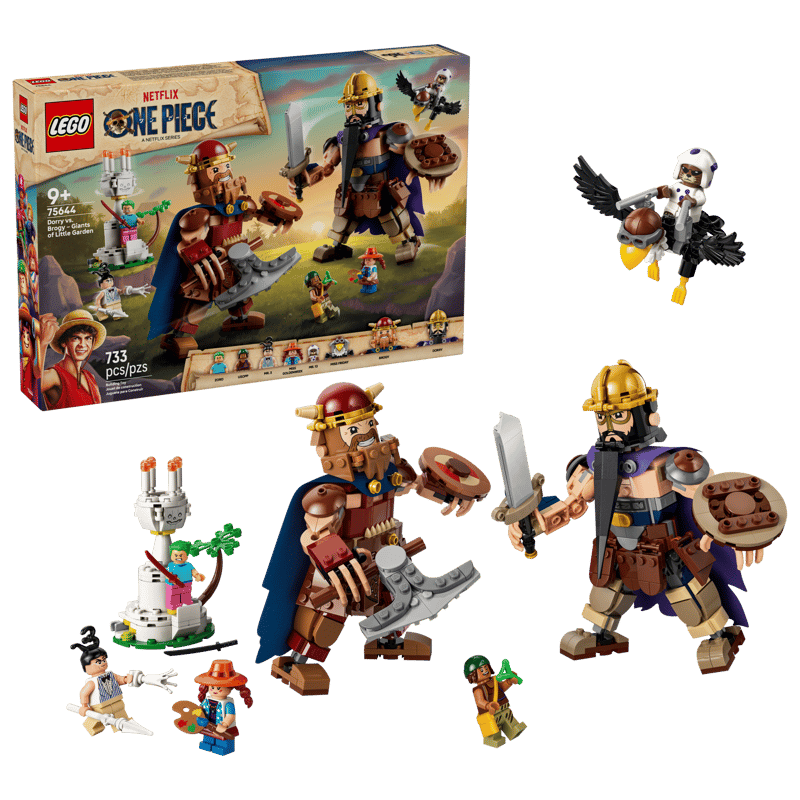 Bộ Mô hình Đại Chiến Người Khổng Lồ Ở Little Garden LEGO One Piece #75644