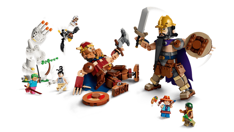 Bộ Mô hình Đại Chiến Người Khổng Lồ Ở Little Garden LEGO One Piece #75644