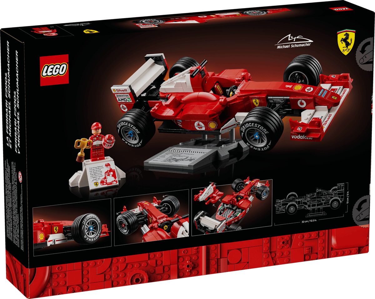 Bộ Mô Hình Xe Đua Ferrari F2004 Và Tay Đua Michael Schumacher LEGO #11375