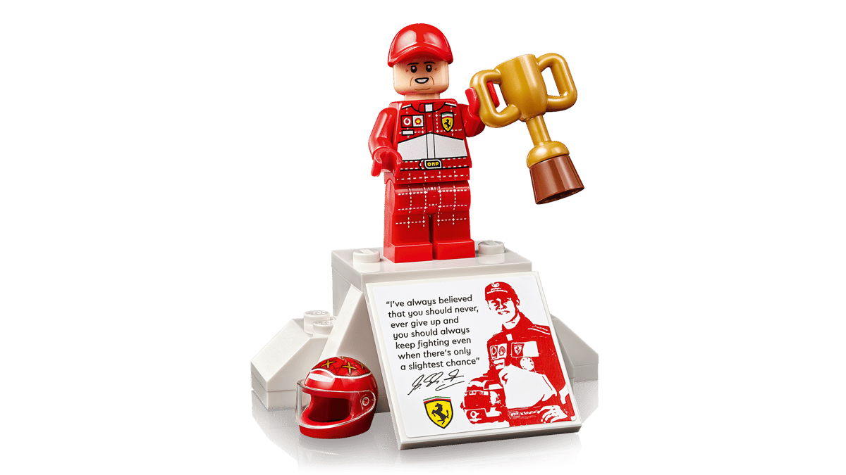 Bộ Mô Hình Xe Đua Ferrari F2004 Và Tay Đua Michael Schumacher LEGO #11375
