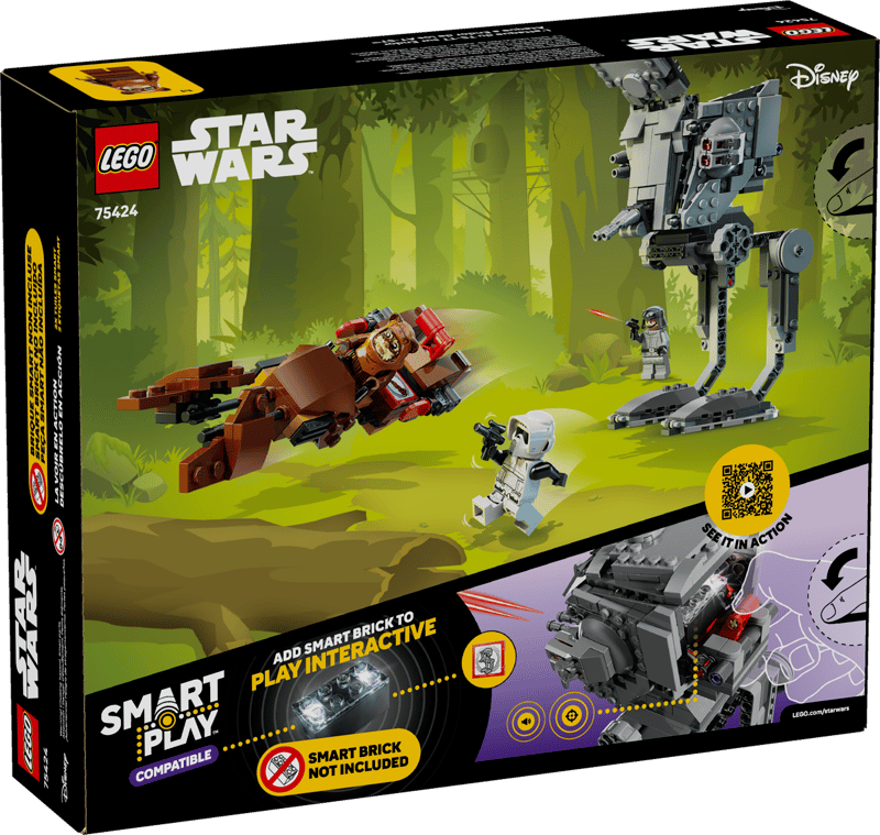 Bộ Mô Hình LEGO SMART PLAY AT-ST Attack on Endor #75424