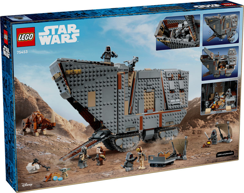 Bộ Mô Hình Xe Sandcrawler Và Quái Vật Mudhorn LEGO Star Wars #75453