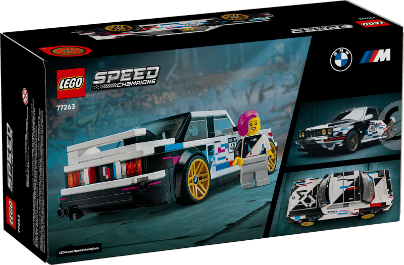 Bộ Mô hình LEGO Siêu Xe BMW M3 E30 LEGO Speed Champions #77263