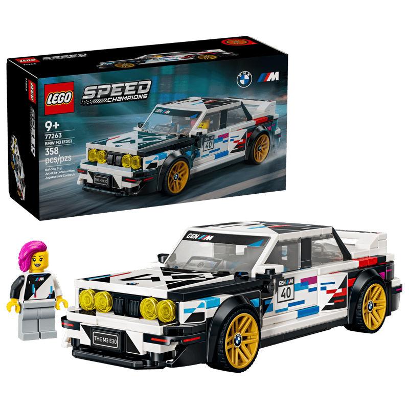 Bộ Mô hình LEGO Siêu Xe BMW M3 E30 LEGO Speed Champions #77263