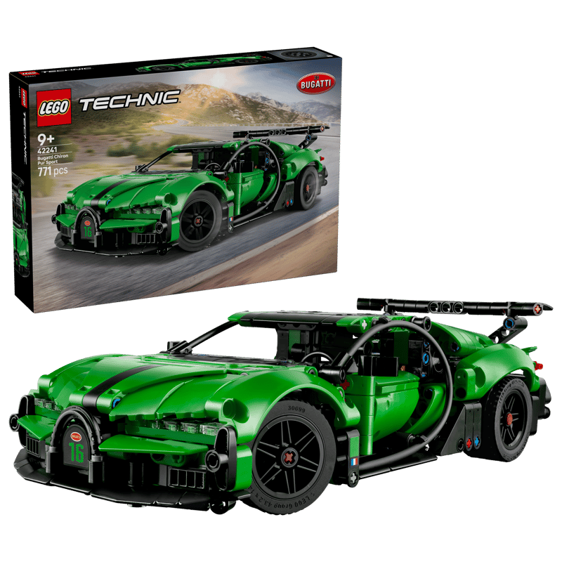 Bộ Mô Hình Siêu Xe Green Bugatti Chiron Pur Sport LEGO Technic #42241