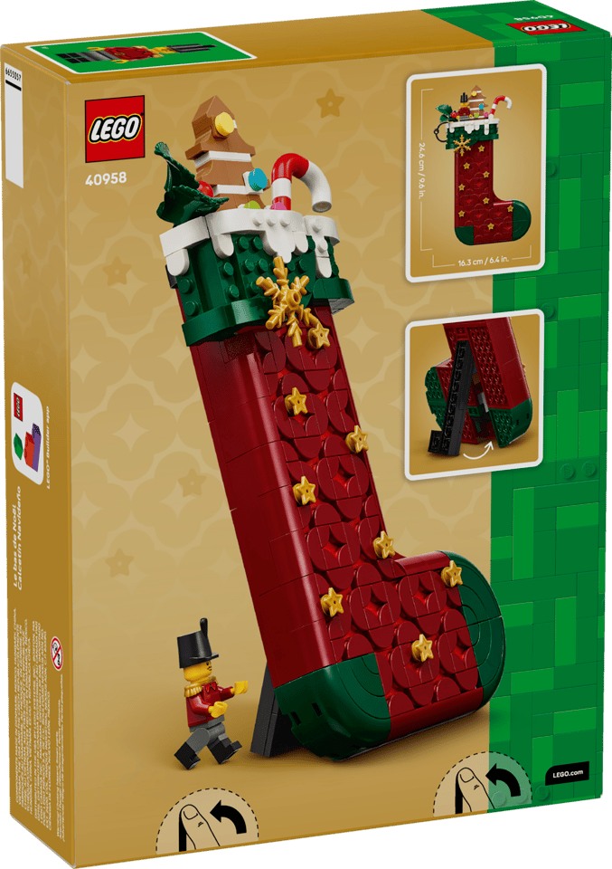 Bộ Mô Hình Lắp Ráp LEGO Vớ Giáng Sinh Trang Trí #40958