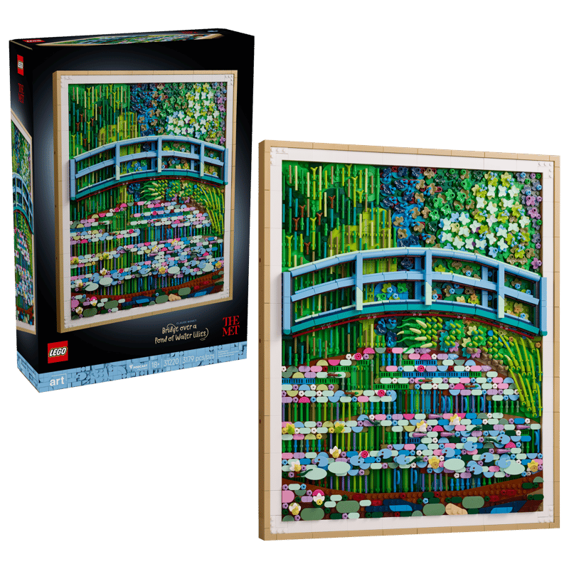 Bộ Mô Hình LEGO Art Tranh Claude Monet Ao Hoa Súng #31220