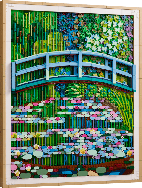 Bộ Mô Hình LEGO Art Tranh Claude Monet Ao Hoa Súng #31220