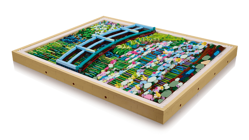 Bộ Mô Hình LEGO Art Tranh Claude Monet Ao Hoa Súng #31220