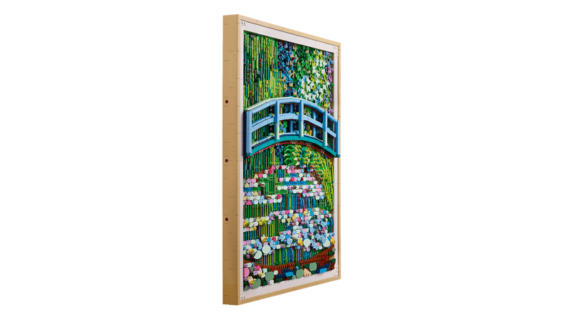 Bộ Mô Hình LEGO Art Tranh Claude Monet Ao Hoa Súng #31220