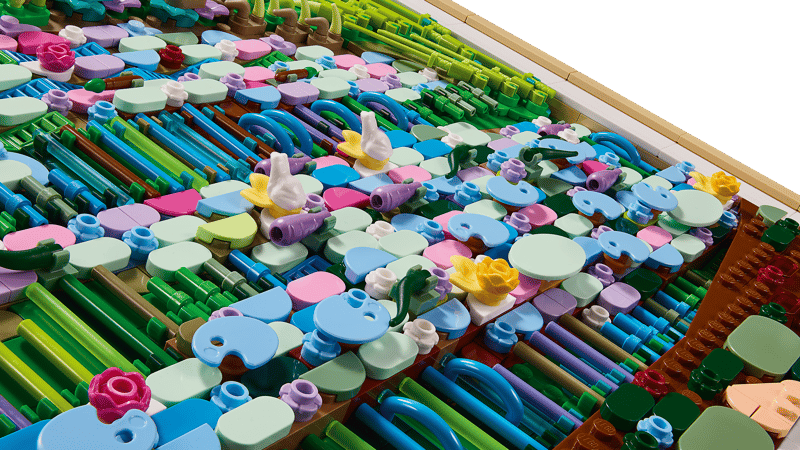 Bộ Mô Hình LEGO Art Tranh Claude Monet Ao Hoa Súng #31220