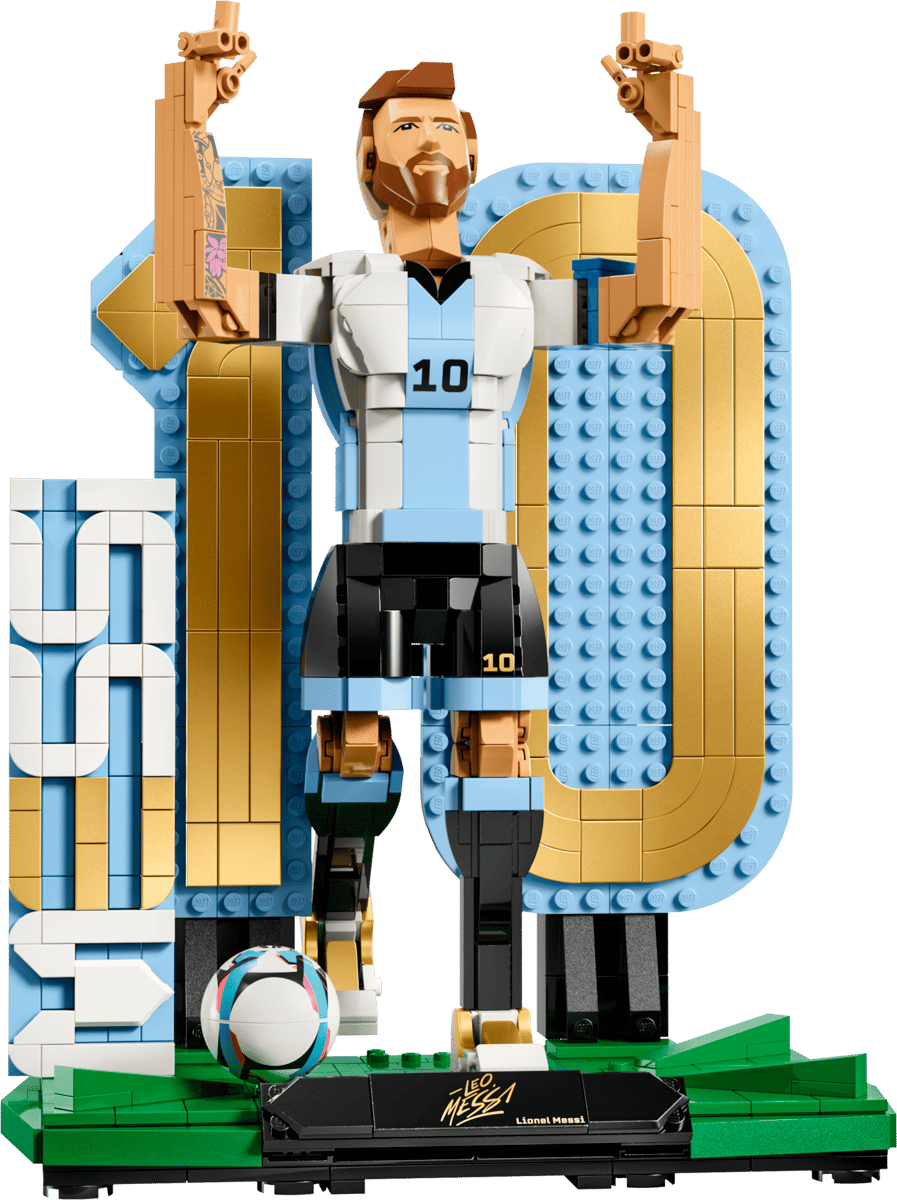 Bộ Mô Hình LEGO Lionel Messi - Huyền thoại bóng đá Argentina #43015